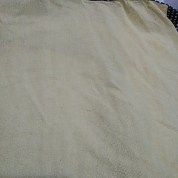 Flirty Women's Apron Hot Chick With A Yellow Chick Color Black/Yellow Poka Dots - Picture 5 of 5